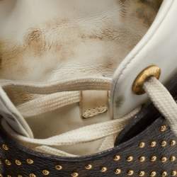 Louis Vuitton White Leather Frontrow  Sneakers Size 39.5