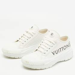 Louis Vuitton White/Brown Mesh, Leather and Monogram Canvas Archlight  Sneakers Size 40