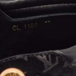 Louis Vuitton Black Monogram Suede Lace Up Sneakers Size 38