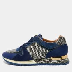Louis Vuitton Multicolor Epi Calf Hair and Suede Run Away Sneakers Size 38.5
