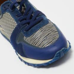 Louis Vuitton Multicolor Epi Calf Hair and Suede Run Away Sneakers Size 38.5