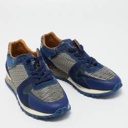 Louis Vuitton Multicolor Epi Calf Hair and Suede Run Away Sneakers Size 38.5