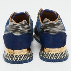Louis Vuitton Multicolor Epi Calf Hair and Suede Run Away Sneakers Size 38.5