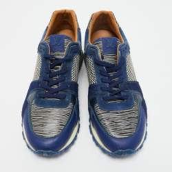 Louis Vuitton Multicolor Epi Calf Hair and Suede Run Away Sneakers Size 38.5