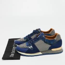 Louis Vuitton Multicolor Epi Calf Hair and Suede Run Away Sneakers Size 38.5
