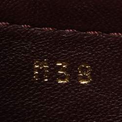 Pre Owned Louis Vuitton Aube Monogram Empreinte Leather Gloria Flat Loafers Size 38