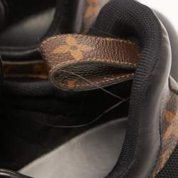 Louis Vuitton Black/Brown Mesh and Monogram Canvas Archlight Sneakers Size 40