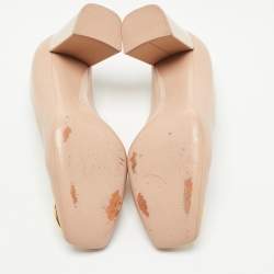 Louis Vuitton Beige Patent Leather Madeleine Pumps Size 37.5