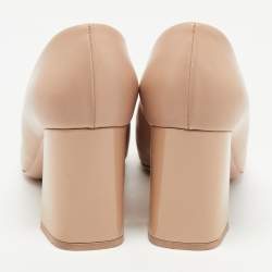 Louis Vuitton Beige Patent Leather Madeleine Pumps Size 37.5