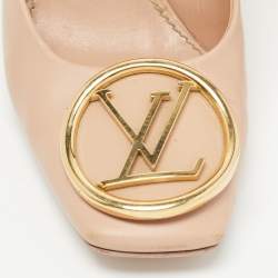 Louis Vuitton Beige Patent Leather Madeleine Pumps Size 37.5