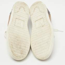 Louis Vuitton Brown Monogram Canvas Low Top Sneakers Size 35