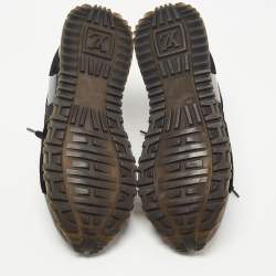 Louis Vuitton Brown/Black Monogram Canvas and Mesh RunAway Sneakers Size 39.5