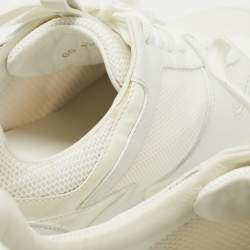 Louis Vuitton White/Grey Leather and Mesh RunAway Sneakers Size 39
