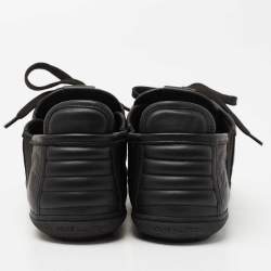 Louis Vuitton Black Monogram Embossed Leather Toucan Sneakers Size 39.5