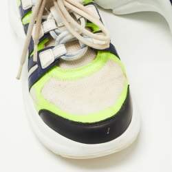 Pre Owned Louis Vuitton Multicolor Leather Archlight Sneakers Size 37.5