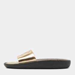 Louis Vuitton, Shoes, Louis Vuitton Sunbathe White And Brown Mule Slide  Sandals Sz 39