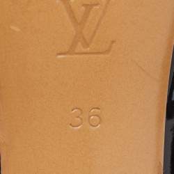 مملوكة مسبقًا Louis Vuitton Dark Burgundy Patent Leather Oh Really! Peep Toe Pumps Size 36