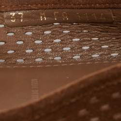 Louis Vuitton Brown Suede Oxford Loafers Size 37