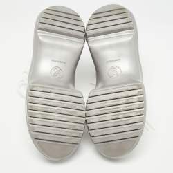 Louis Vuitton Silver/White Leather and Mesh Archlight Sneakers Size 39 
