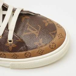 Louis Vuitton Brown Monogram Canvas Stellar High Top Sneakers Size 38