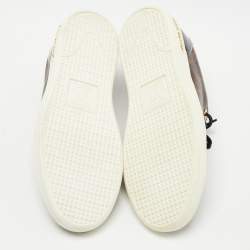 Louis Vuitton Brown Canvas Frontrow Low Top  Sneakers Size 38
