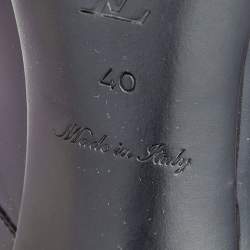 مملوكة مسبقًا Louis Vuitton Black Leather Eyeline Pointed Toe Pumps Size 40