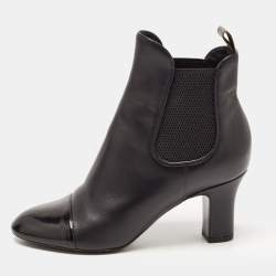 Louis Vuitton Silhouette Ankle Boot, Black, 35