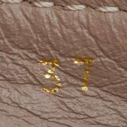 Pre Owned Louis Vuitton Beige Leather Oxford Loafers Size 37