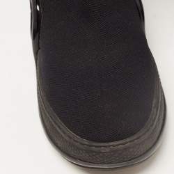 Pre Owned Louis Vuitton Black Knit Fabric LV Archlight High Top Sneakers Size 37