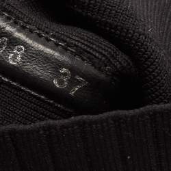 Pre Owned Louis Vuitton Black Knit Fabric LV Archlight High Top Sneakers Size 37