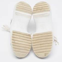 Louis Vuitton White/Brown Mesh and Monogram Canvas Archlight Sneakers Size 36.5