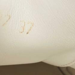 Louis Vuitton White Leather Frontrow Low Top Sneakers Size 37