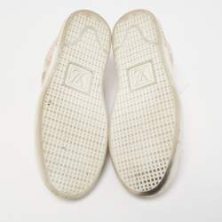 Louis Vuitton Rose Ballerine Damier Azur Tahitienne Bora Bora Sneakers Size 37