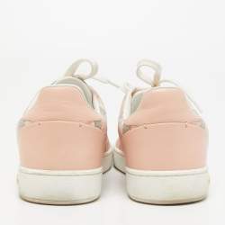 Louis Vuitton Rose Ballerine Damier Azur Tahitienne Bora Bora Sneakers Size 37