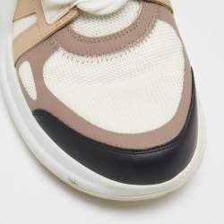 Louis Vuitton Tricolour Mesh and Leather Archlight High Top Sneakers Size 39