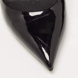 مملوكة مسبقًا Louis Vuitton Black Patent Leather Eyeline Pumps Size 37