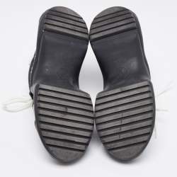 Louis Vuitton Black/White Mesh and Leather Archlight Sneakers Size 39.5