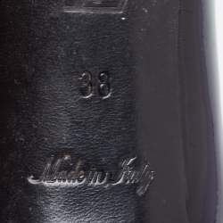 Pre Owned Louis Vuitton Black Patent Leather Fiance Pumps Size 38