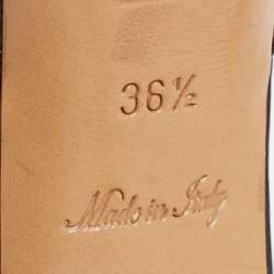 Pre Owned Louis Vuitton Brown Monogram Canvas Malibu Slides Size 36.5