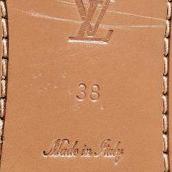 مملوكة مسبقًا Louis Vuitton Brown Suede Knee Length Boots Size 38