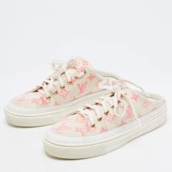 Louis Vuitton Lv Stellar Casual Shoes Pink in White