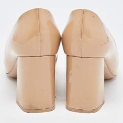 Louis Vuitton Beige Patent Leather Madeleine Pumps Size 37