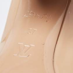 Louis Vuitton Beige Patent Leather Madeleine Pumps Size 37