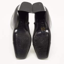 Louis Vuitton Black Leather Madeline Boots Size 38.5