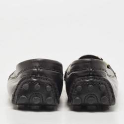 مملوكة مسبقًا Louis Vuitton Black Leather Oxford Loafers Size 39