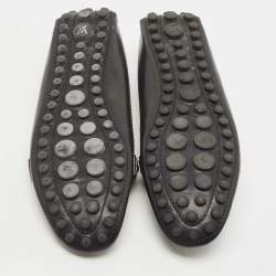 مملوكة مسبقًا Louis Vuitton Black Leather Oxford Loafers Size 39