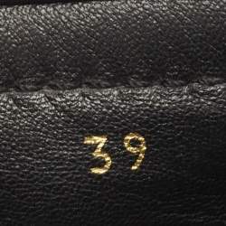 مملوكة مسبقًا Louis Vuitton Black Leather Oxford Loafers Size 39