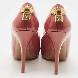 Louis Vuitton Red Patent Leather Oh Really! Pumps Size 36.5