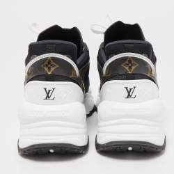 Louis Vuitton Tricolor Mesh and PVC Low Top Sneakers Size 38