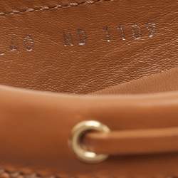 مملوكة مسبقًا Louis Vuitton Brown Leather Gloria Loafers Size 40